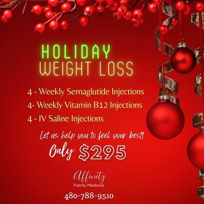 Kickstart year end weight loss goals with us