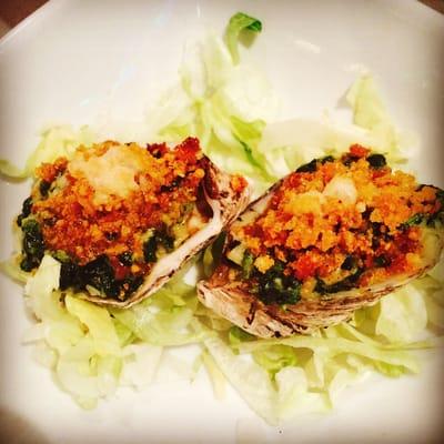 Oysters Rockefeller on Fat Tuesday