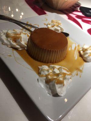 flan dessert