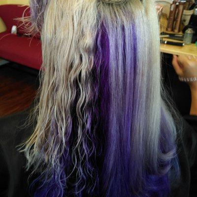 Platinum and Purple