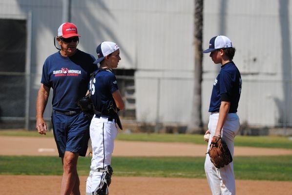 SMBA Coach Tim Leary coaching our SMBA Club Team 13U