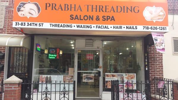 Prabha threading salon main door ...!!!