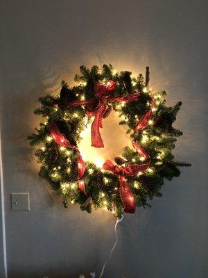 Real Christmas wreath