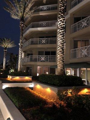 Love the nighttime ambiance of Mandalay Bay Beach Club!