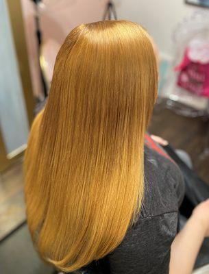 Beautiful Hair Extension custom color matching