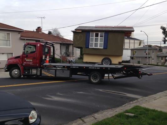 Tiny house on Guy's flatbed