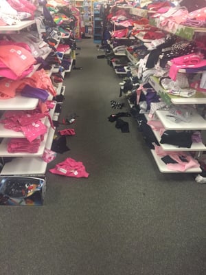 This picture explains it all and this is what the whole store looked like!! It was laughable.