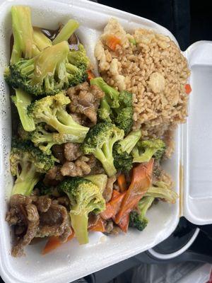 BF3. Beef with Broccoli Combo