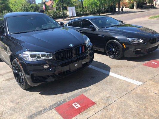 Attached grille on both cars here.