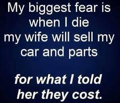 I know many customers this apply too :) Make sure expensive modifications are reported to your insurance agent :D #Insurance