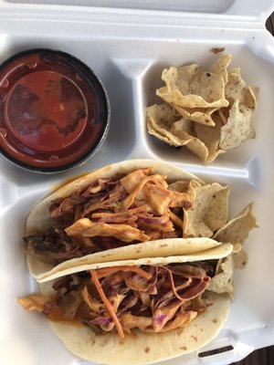 Pulled pork tacos