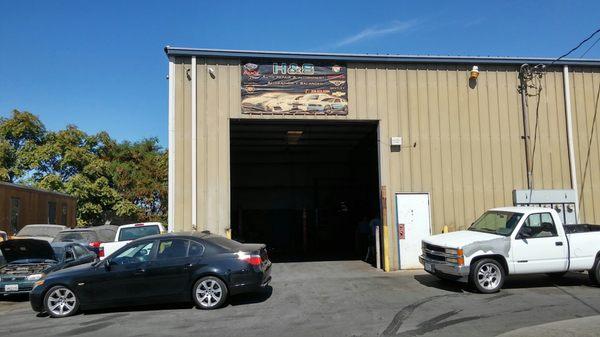 Garage entrance view