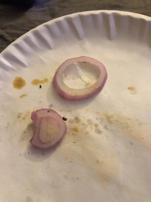 Thanks for the "chopped onions"