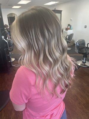 Hair highlights at Color Couture Salon Kennewick