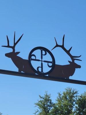 Rustic entrance marquee