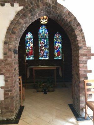 Cute little chapel within the church.