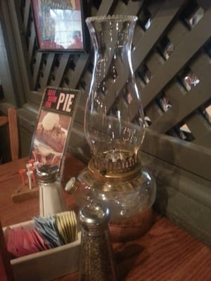 Lantern at Cracker Barrel.