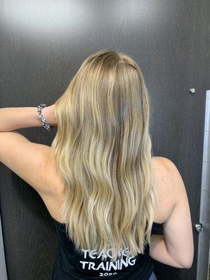 Easy maintenance blonde