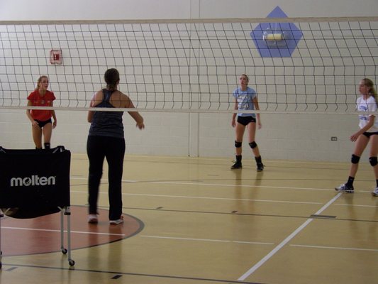 High school volleyball lessons with Bonnie Bremner Pettigrew / Next Level Athletes in Woodridge IL