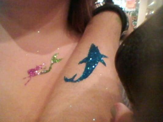 Glitter tattoos!!