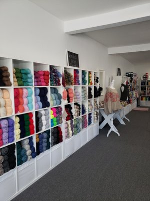 Great selection of yarn!