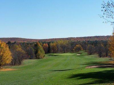 Beautiful 450 yard par 4 #8. Approach shot over water.