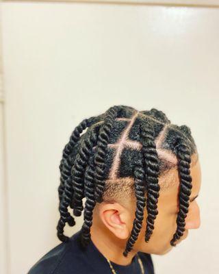 Chunky Two Strand Twists