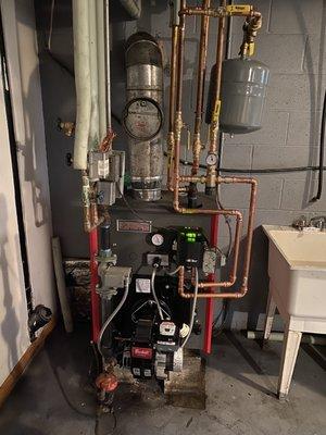 Crown boiler install