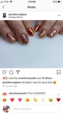 Perfect fall mani