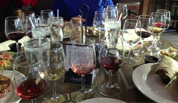 Lunch with wine tasting!