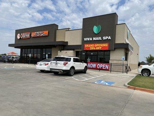 ViVa Nail Spa is located at the beautiful spot that across the HEB market in Lubbock.