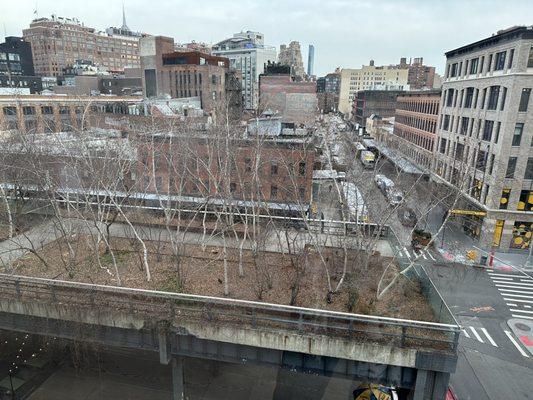 View from one of the outdoor patios