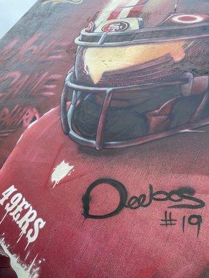 Deebos #19! @Deebo Samuel Mural WR #19 49ers! San Jose CA Sat 9/16/23