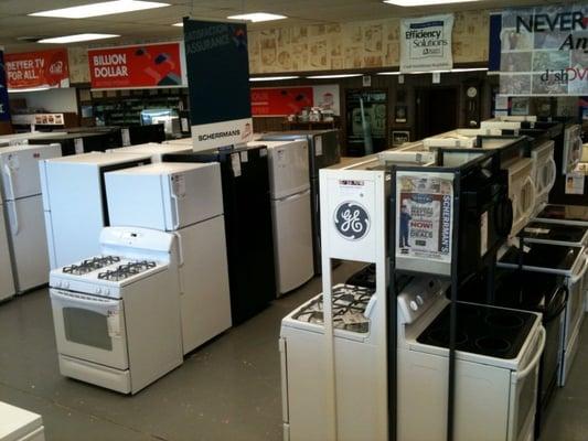 Appliance showroom floor