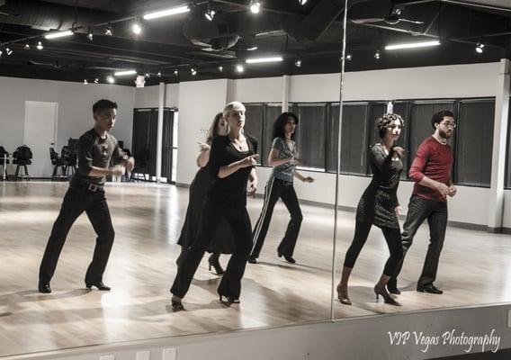 Ballroom Addiction offers Group classes every day, Monday through Friday! Featuring every major dance style!