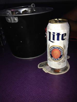 $2 Miller Lite happy hour + free live comedy.