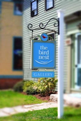 Look for our beautiful blue sign, photo courtesy of Ben Kuropat