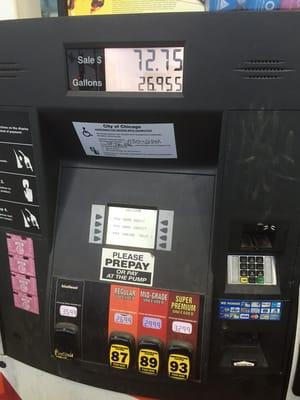 I only have 25 gallon tank and I wasn't empty. Thieves!!!