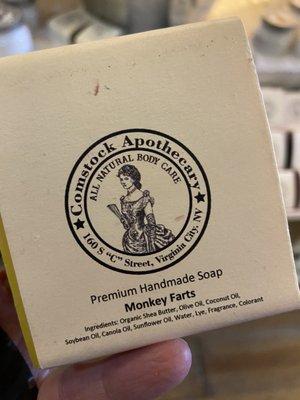 Handcrafted soaps