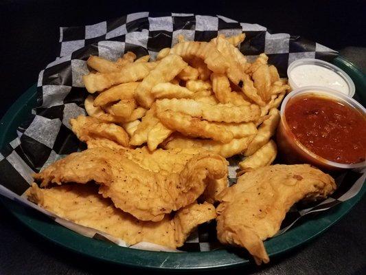 Emily's chicken tenders with chili