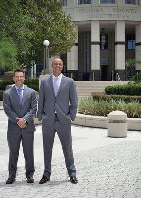 Attorneys Nick Norden (L) and Zachery Leacox