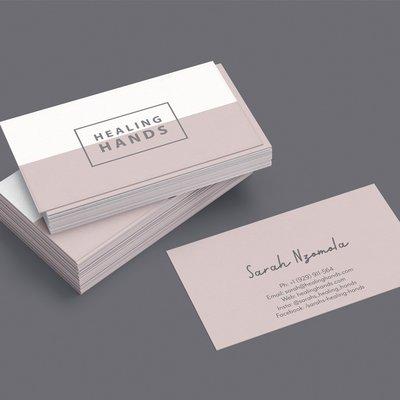 Logo & Stationery Design for a Massage therapist © by WORX