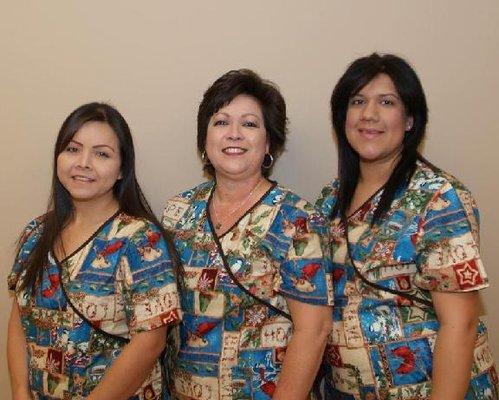 Mayra, Esther and Mayra (Front Office)