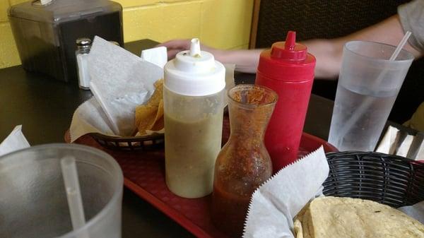 Three salsas!