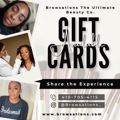 Give the gift of beautiful brows with an egift card!