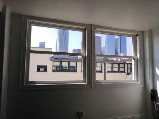 Glass replacement for wood frame windows.