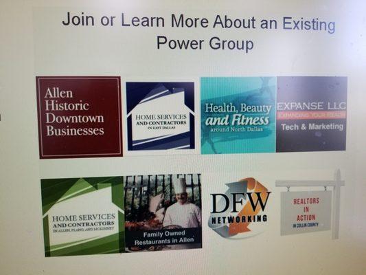 Power Group Networking. Getting in front of the right audience.