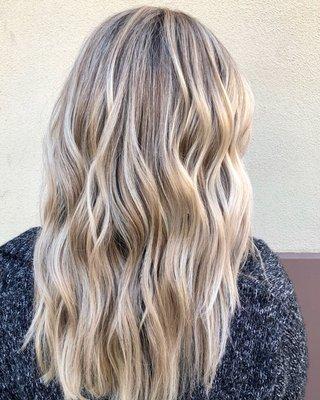 Blonde highlights