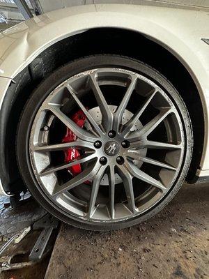 Maserati brake job