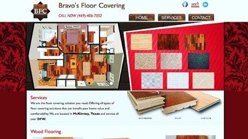 M.A Gamez developing a professional and interactive website for a flooring company in dew